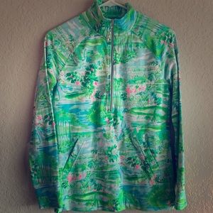 Lilly Pulitzer Honda Classic Zip up pullover xs